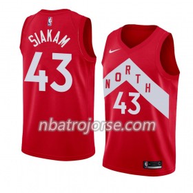 Män Toronto Raptors Tröja Pascal Siakam 43 2018-19 Nike Röd Swingman
